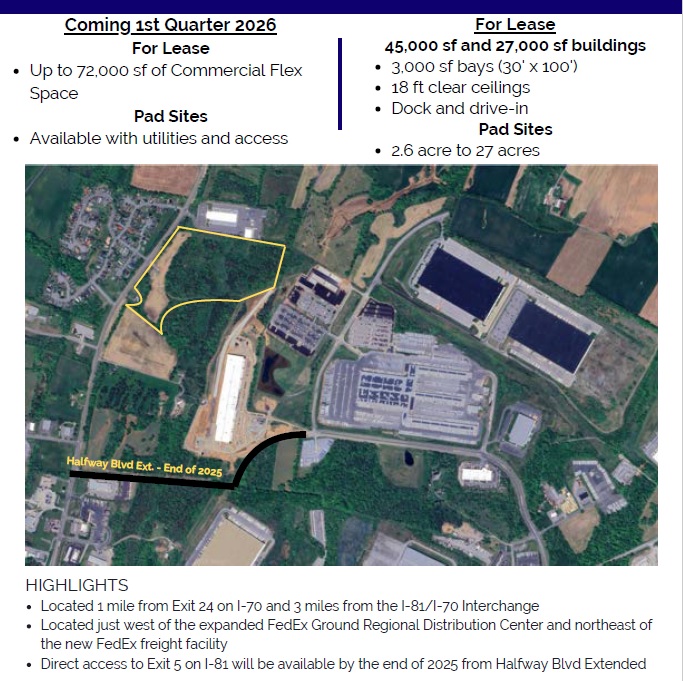 Business Park – Industrial Flex Bays on Greencastle Pike